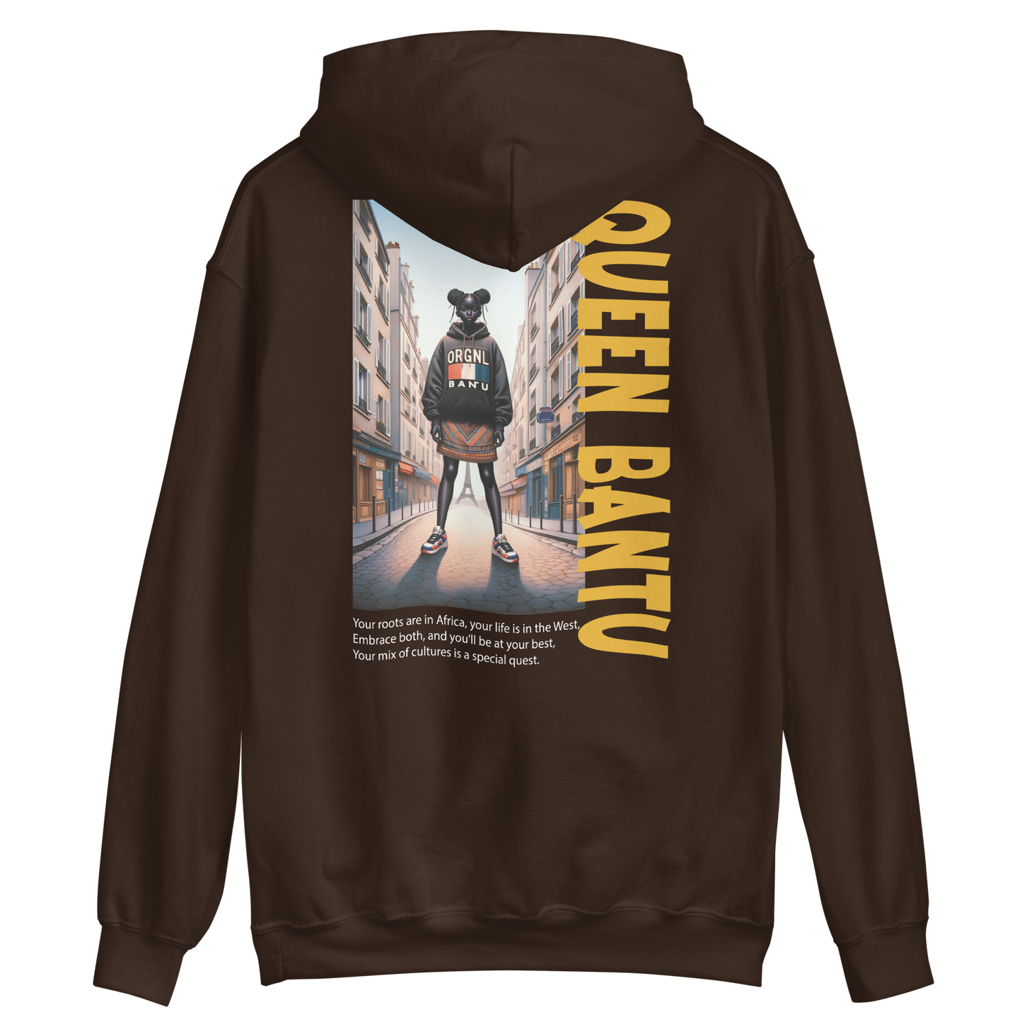 Wn's Queen Bantu City Hoodie | Paris-Gld