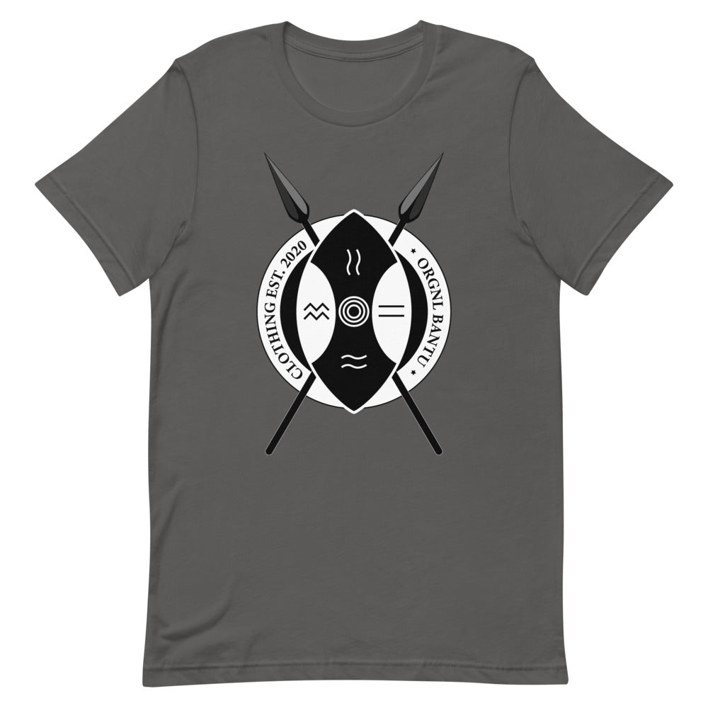 Bantu Shield T-Shirt | B-W