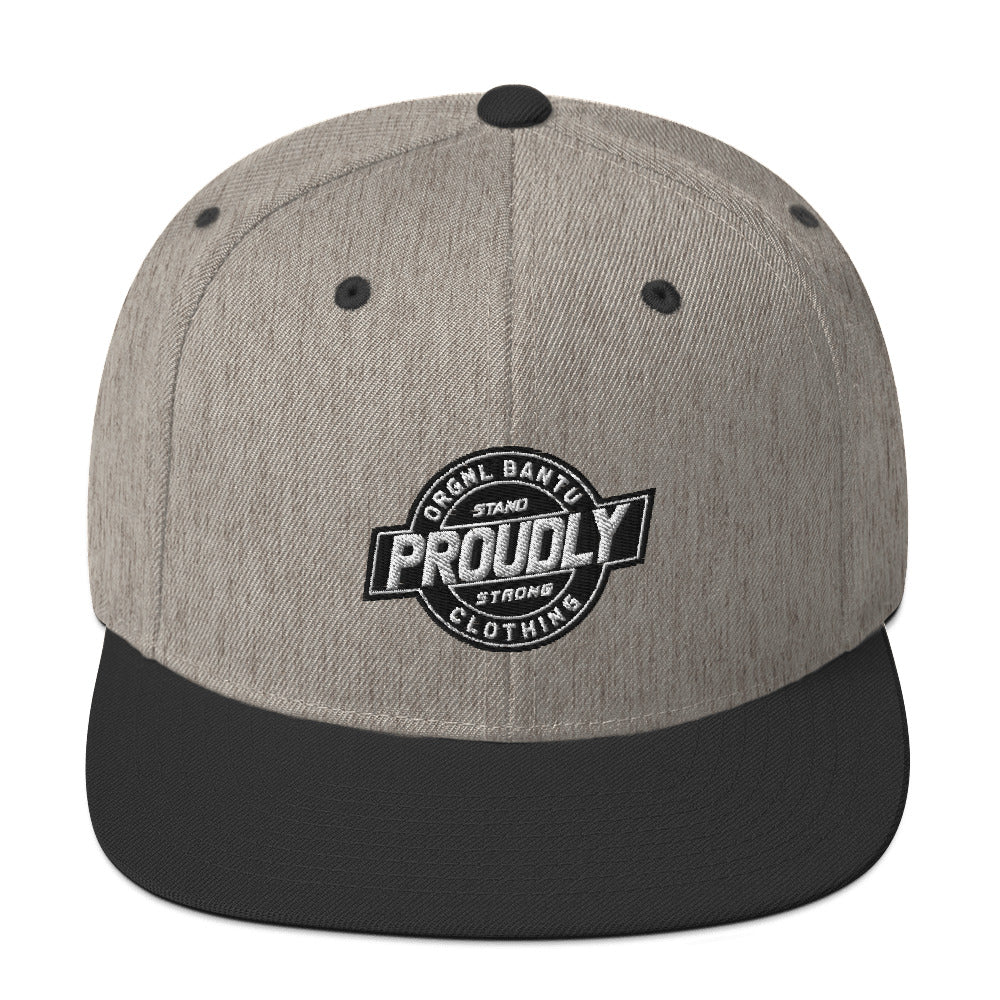 Proudly Stamp Snapback Hat