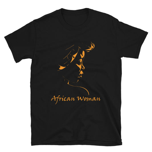 African Woman T-Shirt | Gold Edition