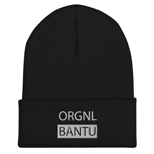 ORGNL WHT. Cuffed Beanie