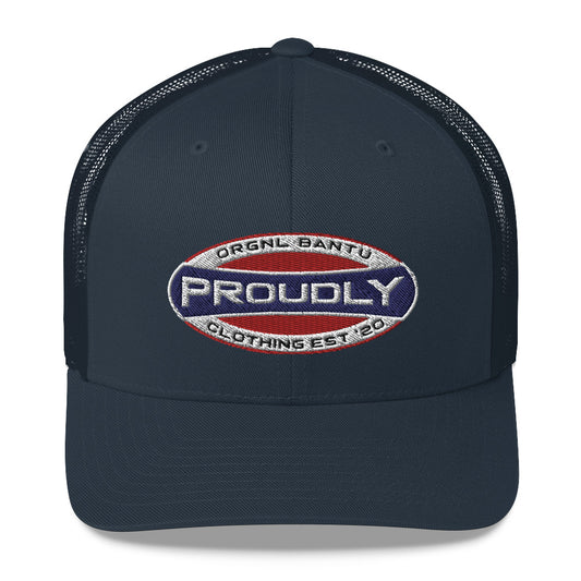 Proudly Trucker Cap | Bl-Rd