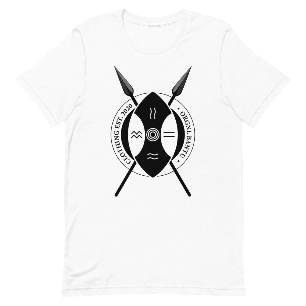 Bantu Shield T-Shirt Bright | B-W