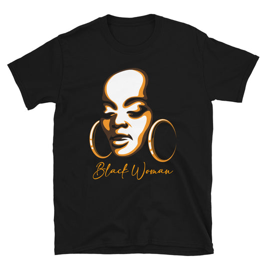 Black woman T-Shirt | Gold Edition