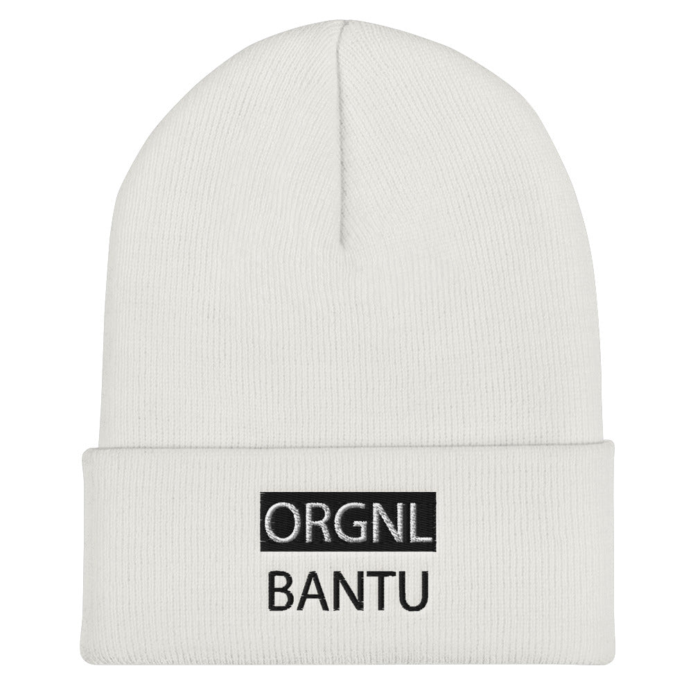 ORGNL BLK. Cuffed Beanie