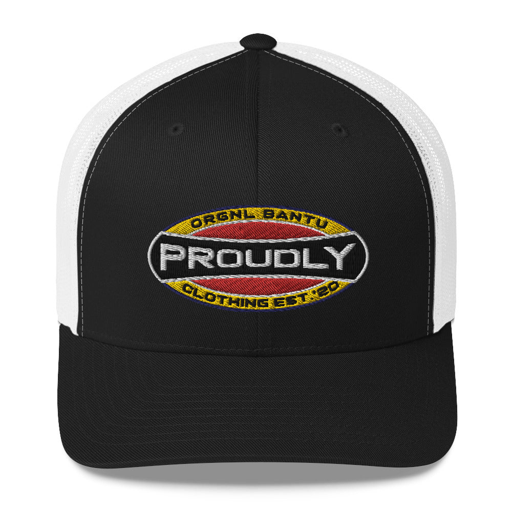 Proudly Trucker Cap | Blk-Rd