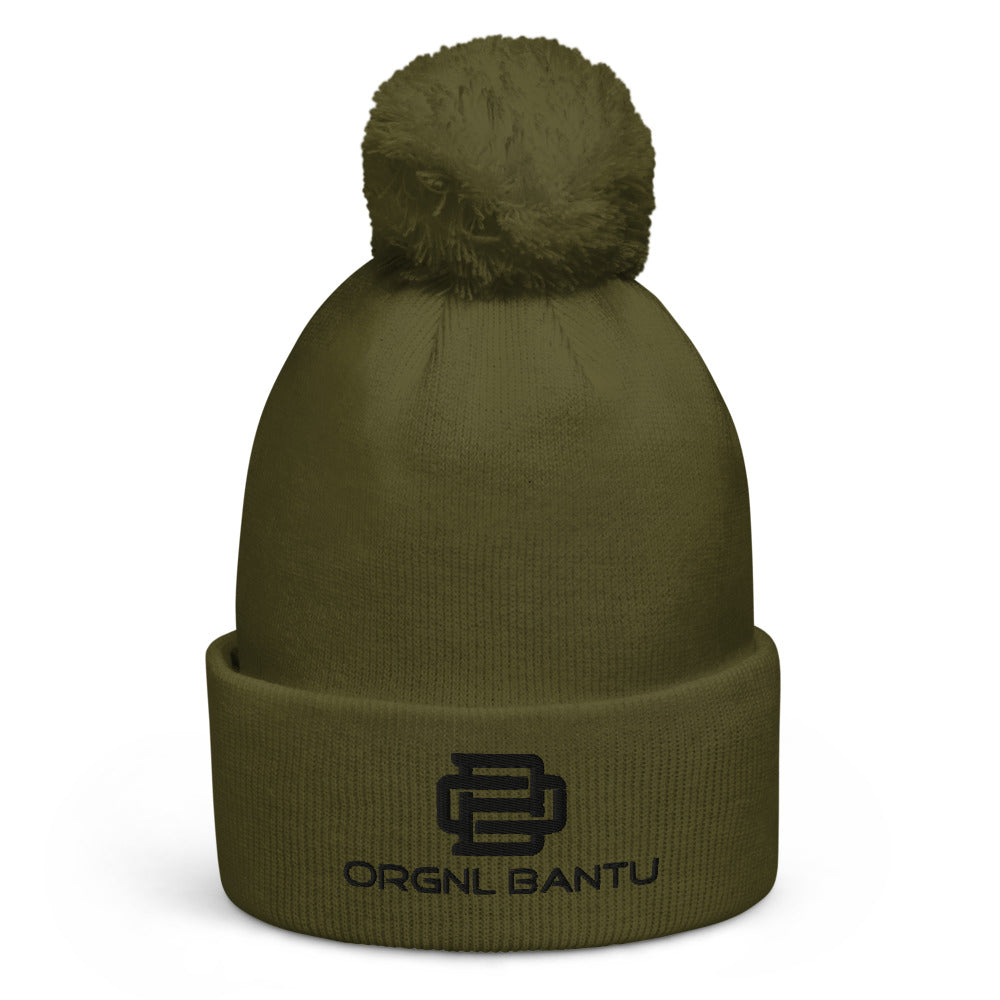 OB Pom pom beanie | Blk