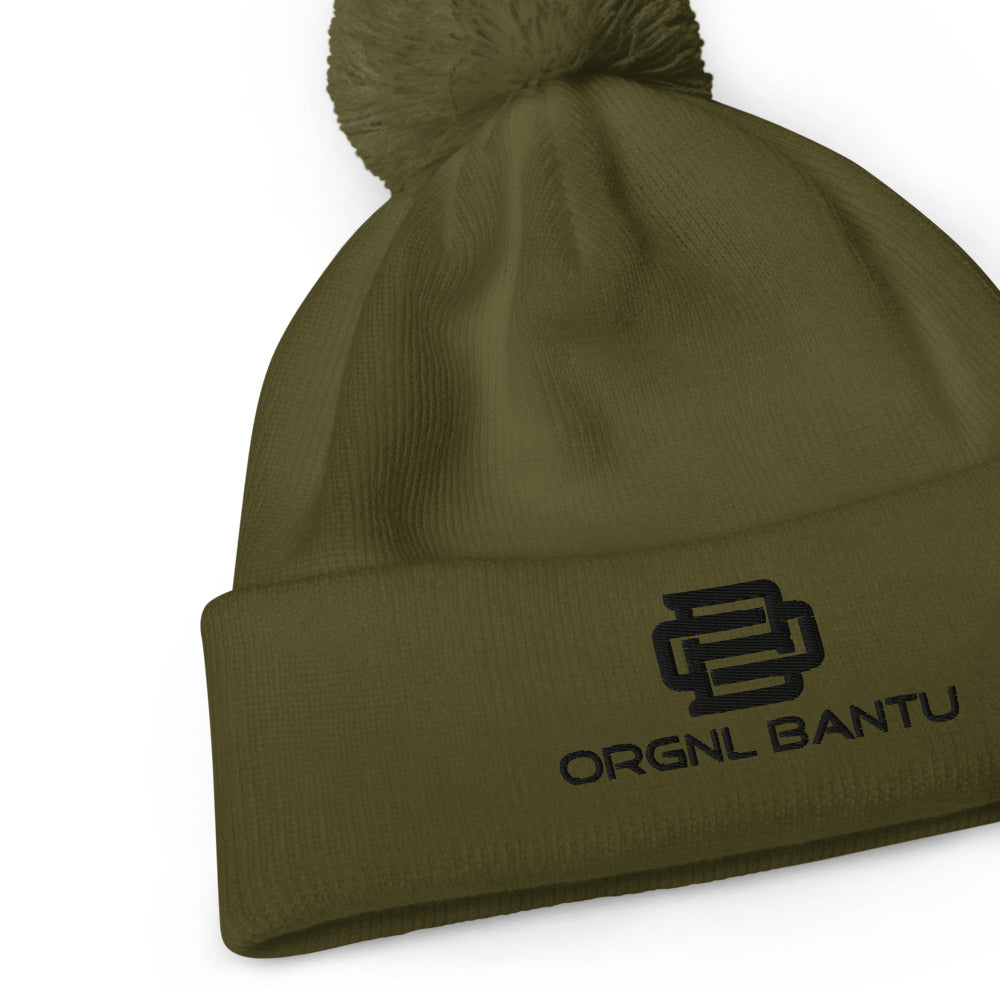 OB Pom pom beanie | Blk